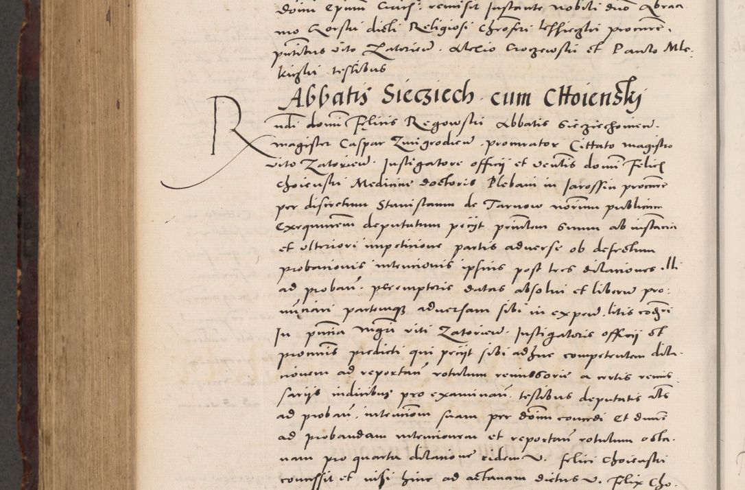 Zdjęcie nr 1074 dla obiektu archiwalnego: Acta actorum causarum, sentenciarum tam diffinitivarum quam interloquutoriarum, decretorum, obligationum, quietationum et constitucionum procuratorum coram reverendo domino Bartholomeo Ganthkowski cancellario Gnesnensi, archidiacono et reverendissimi in Christo patris domini Andree Dei gratia episcopi Cracoviensis vicario in spiritualibus generali Cracoviensi ad annum Domini millesimum quingentesimum quingentesimum secundum, cuius indictio decima, pontificatus Julii pape tercii, annus tercius, foeliciter continuantur.
