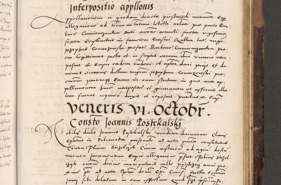 Zdjęcie nr 1077 dla obiektu archiwalnego: Acta actorum causarum, sentenciarum tam diffinitivarum quam interloquutoriarum, decretorum, obligationum, quietationum et constitucionum procuratorum coram reverendo domino Bartholomeo Ganthkowski cancellario Gnesnensi, archidiacono et reverendissimi in Christo patris domini Andree Dei gratia episcopi Cracoviensis vicario in spiritualibus generali Cracoviensi ad annum Domini millesimum quingentesimum quingentesimum secundum, cuius indictio decima, pontificatus Julii pape tercii, annus tercius, foeliciter continuantur.