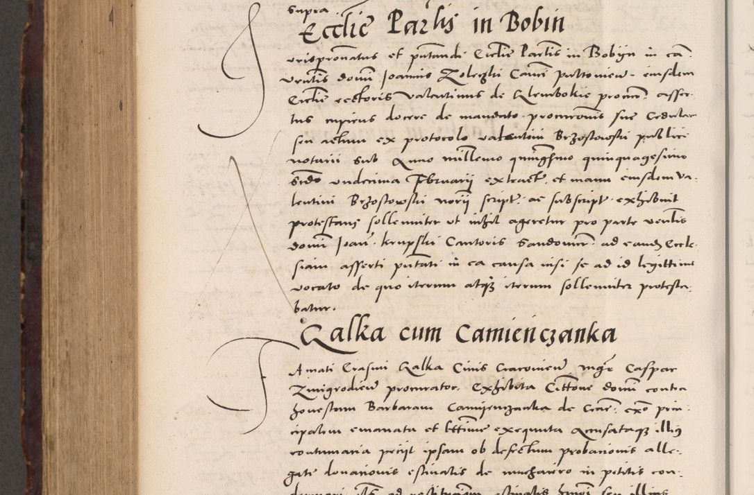 Zdjęcie nr 1070 dla obiektu archiwalnego: Acta actorum causarum, sentenciarum tam diffinitivarum quam interloquutoriarum, decretorum, obligationum, quietationum et constitucionum procuratorum coram reverendo domino Bartholomeo Ganthkowski cancellario Gnesnensi, archidiacono et reverendissimi in Christo patris domini Andree Dei gratia episcopi Cracoviensis vicario in spiritualibus generali Cracoviensi ad annum Domini millesimum quingentesimum quingentesimum secundum, cuius indictio decima, pontificatus Julii pape tercii, annus tercius, foeliciter continuantur.