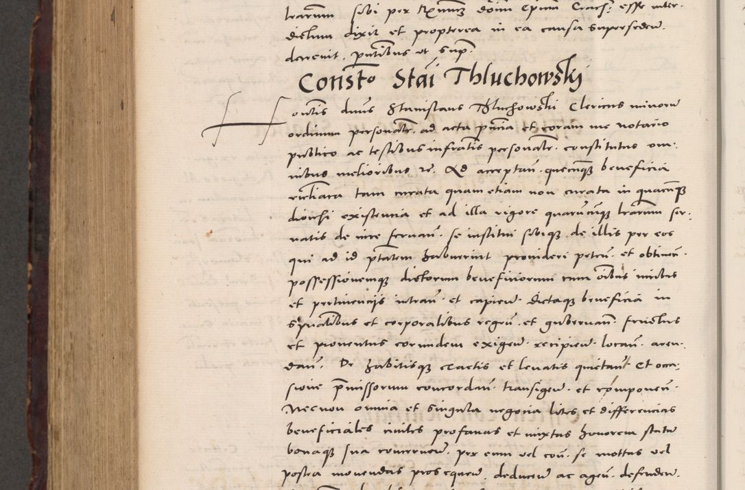Zdjęcie nr 1062 dla obiektu archiwalnego: Acta actorum causarum, sentenciarum tam diffinitivarum quam interloquutoriarum, decretorum, obligationum, quietationum et constitucionum procuratorum coram reverendo domino Bartholomeo Ganthkowski cancellario Gnesnensi, archidiacono et reverendissimi in Christo patris domini Andree Dei gratia episcopi Cracoviensis vicario in spiritualibus generali Cracoviensi ad annum Domini millesimum quingentesimum quingentesimum secundum, cuius indictio decima, pontificatus Julii pape tercii, annus tercius, foeliciter continuantur.