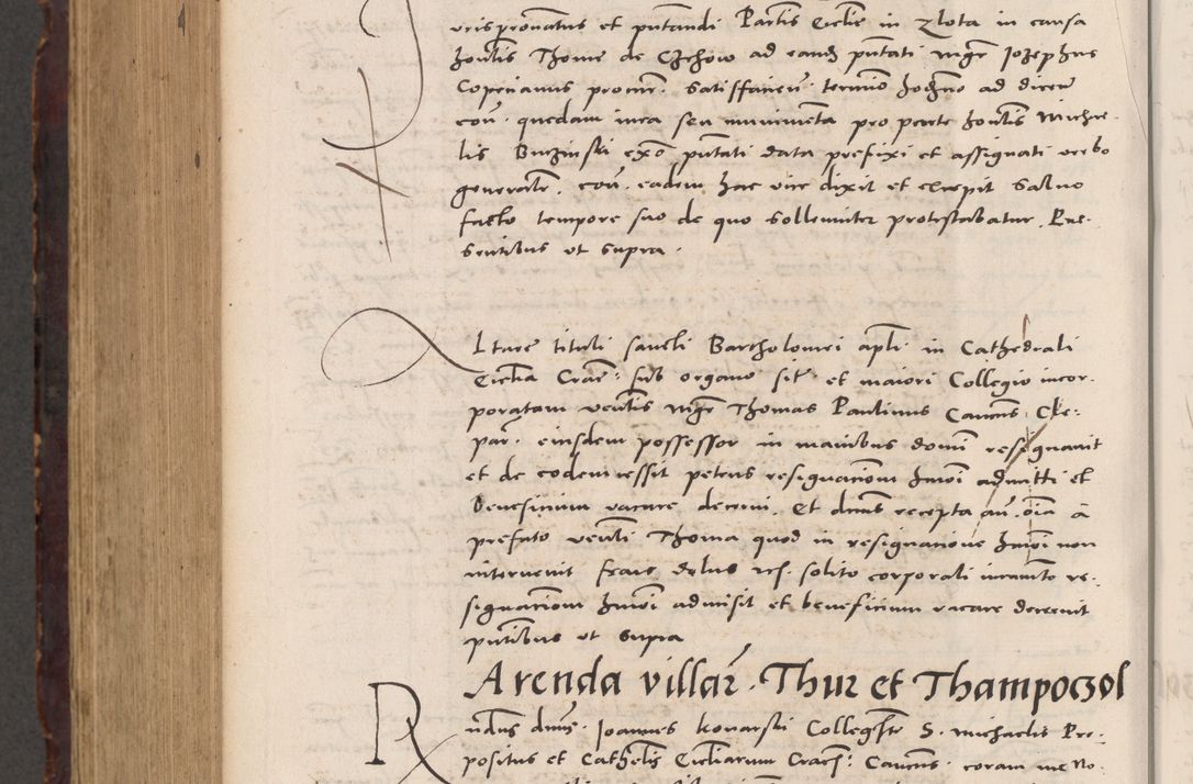 Zdjęcie nr 1052 dla obiektu archiwalnego: Acta actorum causarum, sentenciarum tam diffinitivarum quam interloquutoriarum, decretorum, obligationum, quietationum et constitucionum procuratorum coram reverendo domino Bartholomeo Ganthkowski cancellario Gnesnensi, archidiacono et reverendissimi in Christo patris domini Andree Dei gratia episcopi Cracoviensis vicario in spiritualibus generali Cracoviensi ad annum Domini millesimum quingentesimum quingentesimum secundum, cuius indictio decima, pontificatus Julii pape tercii, annus tercius, foeliciter continuantur.