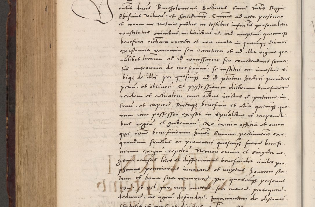 Zdjęcie nr 1046 dla obiektu archiwalnego: Acta actorum causarum, sentenciarum tam diffinitivarum quam interloquutoriarum, decretorum, obligationum, quietationum et constitucionum procuratorum coram reverendo domino Bartholomeo Ganthkowski cancellario Gnesnensi, archidiacono et reverendissimi in Christo patris domini Andree Dei gratia episcopi Cracoviensis vicario in spiritualibus generali Cracoviensi ad annum Domini millesimum quingentesimum quingentesimum secundum, cuius indictio decima, pontificatus Julii pape tercii, annus tercius, foeliciter continuantur.
