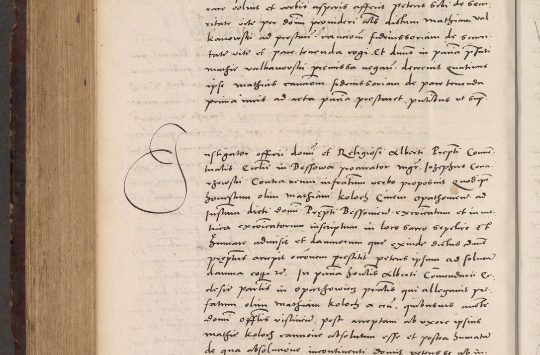 Zdjęcie nr 1048 dla obiektu archiwalnego: Acta actorum causarum, sentenciarum tam diffinitivarum quam interloquutoriarum, decretorum, obligationum, quietationum et constitucionum procuratorum coram reverendo domino Bartholomeo Ganthkowski cancellario Gnesnensi, archidiacono et reverendissimi in Christo patris domini Andree Dei gratia episcopi Cracoviensis vicario in spiritualibus generali Cracoviensi ad annum Domini millesimum quingentesimum quingentesimum secundum, cuius indictio decima, pontificatus Julii pape tercii, annus tercius, foeliciter continuantur.