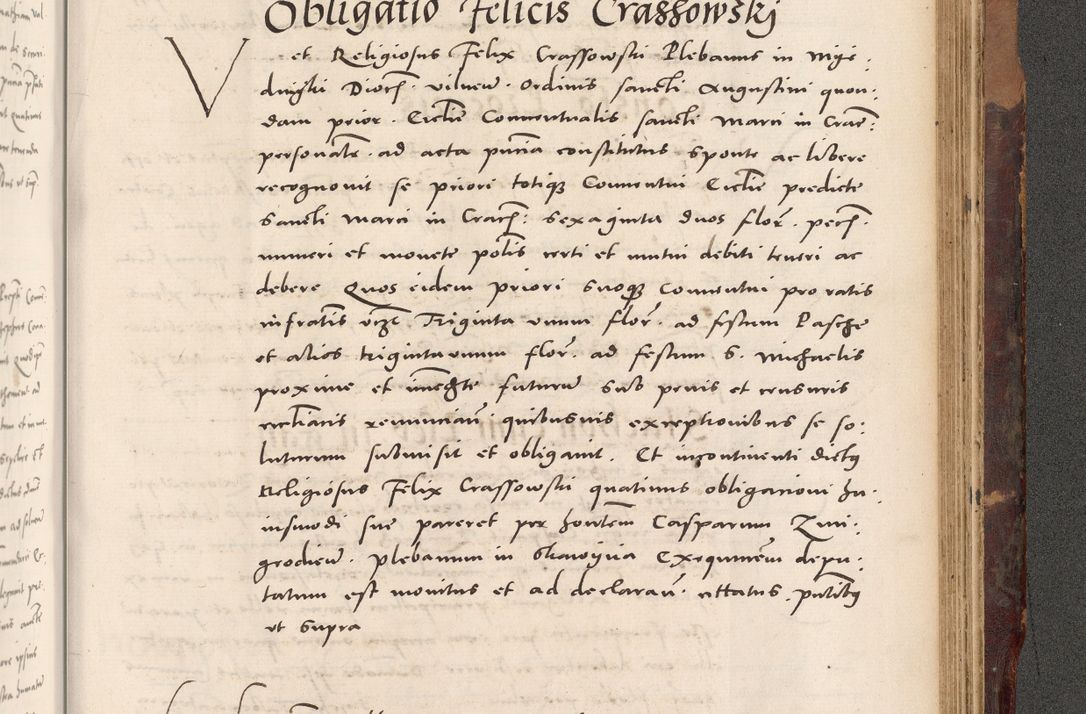 Zdjęcie nr 1049 dla obiektu archiwalnego: Acta actorum causarum, sentenciarum tam diffinitivarum quam interloquutoriarum, decretorum, obligationum, quietationum et constitucionum procuratorum coram reverendo domino Bartholomeo Ganthkowski cancellario Gnesnensi, archidiacono et reverendissimi in Christo patris domini Andree Dei gratia episcopi Cracoviensis vicario in spiritualibus generali Cracoviensi ad annum Domini millesimum quingentesimum quingentesimum secundum, cuius indictio decima, pontificatus Julii pape tercii, annus tercius, foeliciter continuantur.