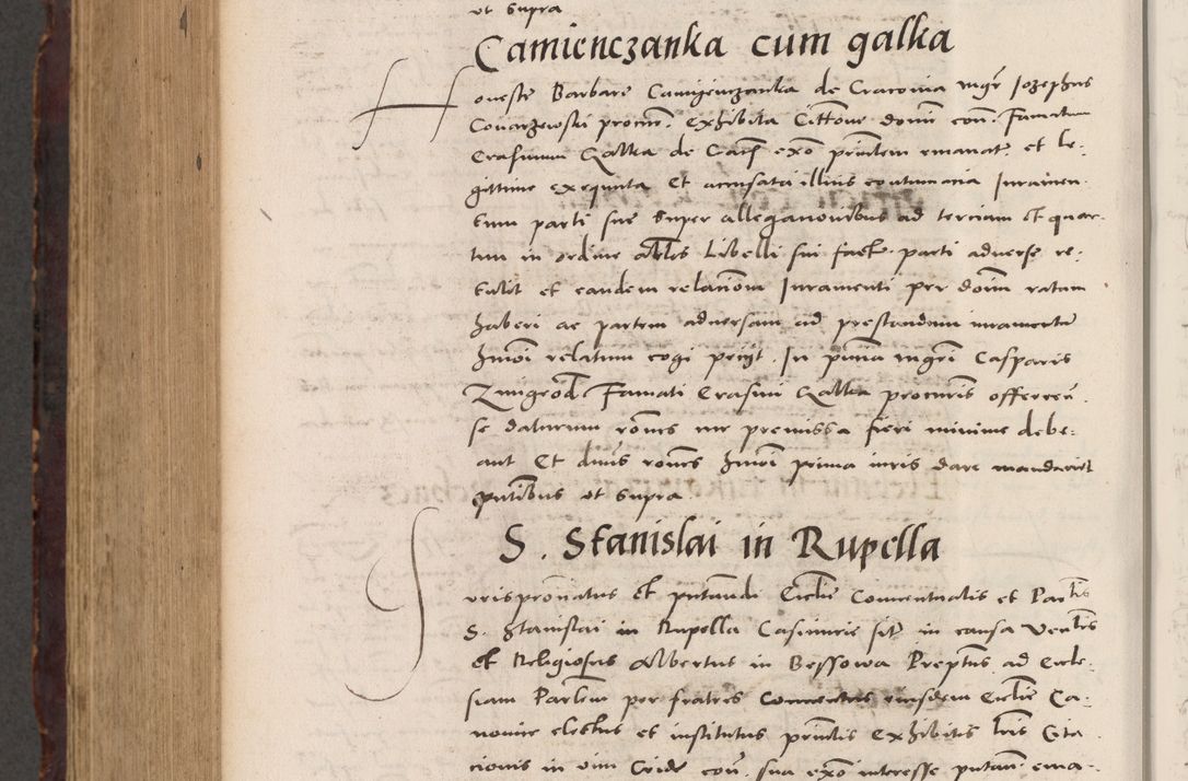 Zdjęcie nr 1038 dla obiektu archiwalnego: Acta actorum causarum, sentenciarum tam diffinitivarum quam interloquutoriarum, decretorum, obligationum, quietationum et constitucionum procuratorum coram reverendo domino Bartholomeo Ganthkowski cancellario Gnesnensi, archidiacono et reverendissimi in Christo patris domini Andree Dei gratia episcopi Cracoviensis vicario in spiritualibus generali Cracoviensi ad annum Domini millesimum quingentesimum quingentesimum secundum, cuius indictio decima, pontificatus Julii pape tercii, annus tercius, foeliciter continuantur.