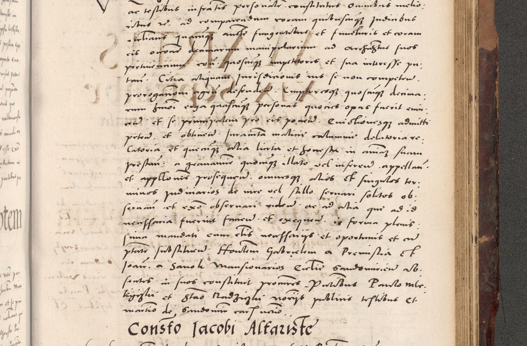 Zdjęcie nr 1035 dla obiektu archiwalnego: Acta actorum causarum, sentenciarum tam diffinitivarum quam interloquutoriarum, decretorum, obligationum, quietationum et constitucionum procuratorum coram reverendo domino Bartholomeo Ganthkowski cancellario Gnesnensi, archidiacono et reverendissimi in Christo patris domini Andree Dei gratia episcopi Cracoviensis vicario in spiritualibus generali Cracoviensi ad annum Domini millesimum quingentesimum quingentesimum secundum, cuius indictio decima, pontificatus Julii pape tercii, annus tercius, foeliciter continuantur.