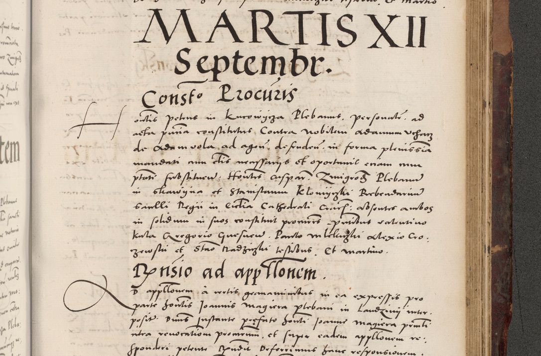 Zdjęcie nr 1023 dla obiektu archiwalnego: Acta actorum causarum, sentenciarum tam diffinitivarum quam interloquutoriarum, decretorum, obligationum, quietationum et constitucionum procuratorum coram reverendo domino Bartholomeo Ganthkowski cancellario Gnesnensi, archidiacono et reverendissimi in Christo patris domini Andree Dei gratia episcopi Cracoviensis vicario in spiritualibus generali Cracoviensi ad annum Domini millesimum quingentesimum quingentesimum secundum, cuius indictio decima, pontificatus Julii pape tercii, annus tercius, foeliciter continuantur.