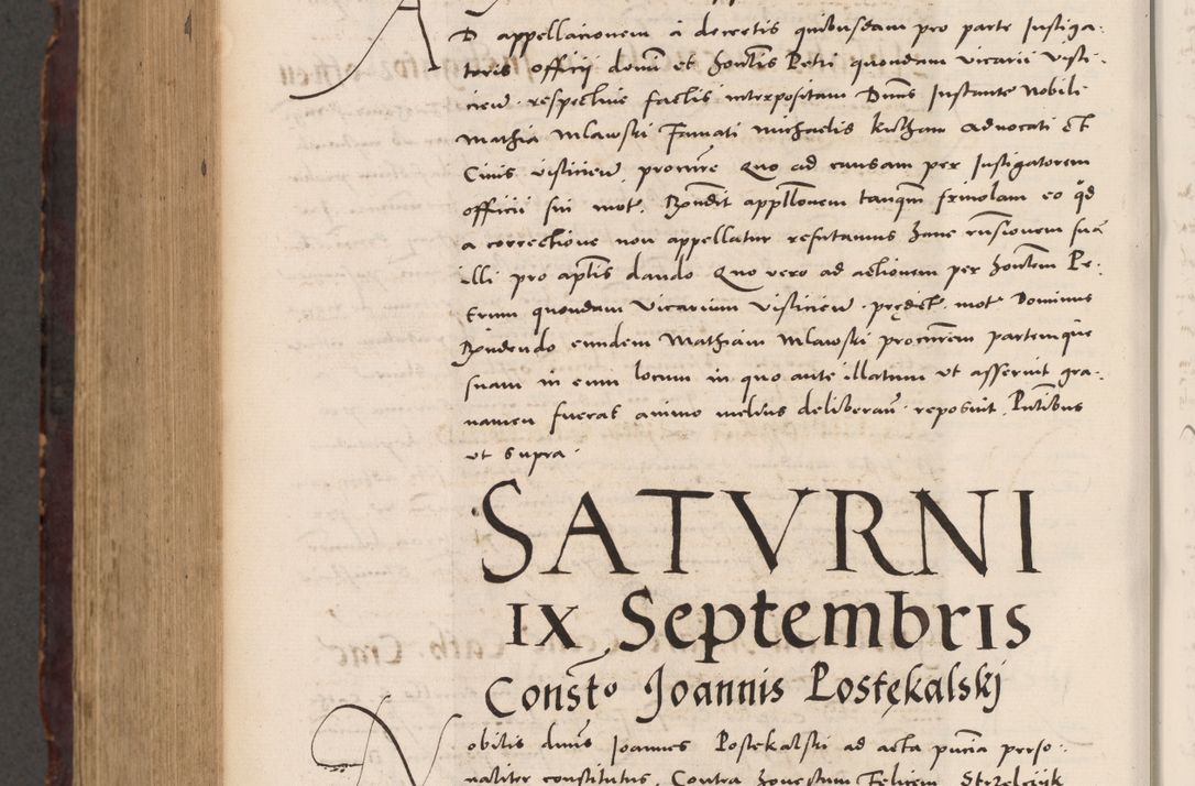 Zdjęcie nr 1016 dla obiektu archiwalnego: Acta actorum causarum, sentenciarum tam diffinitivarum quam interloquutoriarum, decretorum, obligationum, quietationum et constitucionum procuratorum coram reverendo domino Bartholomeo Ganthkowski cancellario Gnesnensi, archidiacono et reverendissimi in Christo patris domini Andree Dei gratia episcopi Cracoviensis vicario in spiritualibus generali Cracoviensi ad annum Domini millesimum quingentesimum quingentesimum secundum, cuius indictio decima, pontificatus Julii pape tercii, annus tercius, foeliciter continuantur.