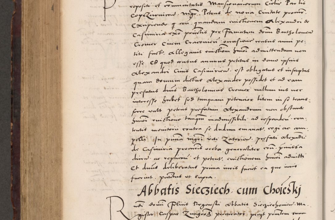 Zdjęcie nr 1014 dla obiektu archiwalnego: Acta actorum causarum, sentenciarum tam diffinitivarum quam interloquutoriarum, decretorum, obligationum, quietationum et constitucionum procuratorum coram reverendo domino Bartholomeo Ganthkowski cancellario Gnesnensi, archidiacono et reverendissimi in Christo patris domini Andree Dei gratia episcopi Cracoviensis vicario in spiritualibus generali Cracoviensi ad annum Domini millesimum quingentesimum quingentesimum secundum, cuius indictio decima, pontificatus Julii pape tercii, annus tercius, foeliciter continuantur.