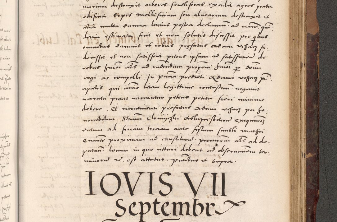Zdjęcie nr 1011 dla obiektu archiwalnego: Acta actorum causarum, sentenciarum tam diffinitivarum quam interloquutoriarum, decretorum, obligationum, quietationum et constitucionum procuratorum coram reverendo domino Bartholomeo Ganthkowski cancellario Gnesnensi, archidiacono et reverendissimi in Christo patris domini Andree Dei gratia episcopi Cracoviensis vicario in spiritualibus generali Cracoviensi ad annum Domini millesimum quingentesimum quingentesimum secundum, cuius indictio decima, pontificatus Julii pape tercii, annus tercius, foeliciter continuantur.