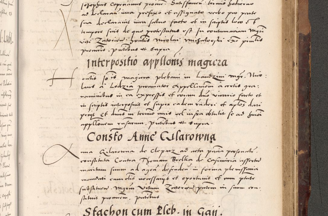 Zdjęcie nr 1013 dla obiektu archiwalnego: Acta actorum causarum, sentenciarum tam diffinitivarum quam interloquutoriarum, decretorum, obligationum, quietationum et constitucionum procuratorum coram reverendo domino Bartholomeo Ganthkowski cancellario Gnesnensi, archidiacono et reverendissimi in Christo patris domini Andree Dei gratia episcopi Cracoviensis vicario in spiritualibus generali Cracoviensi ad annum Domini millesimum quingentesimum quingentesimum secundum, cuius indictio decima, pontificatus Julii pape tercii, annus tercius, foeliciter continuantur.