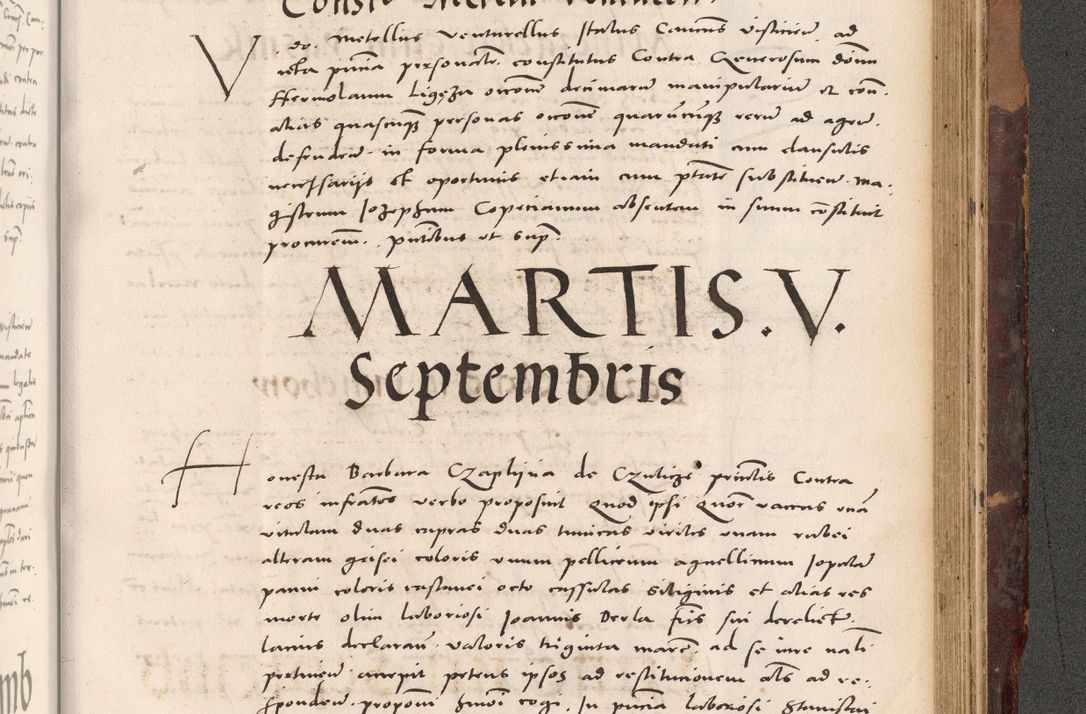 Zdjęcie nr 1009 dla obiektu archiwalnego: Acta actorum causarum, sentenciarum tam diffinitivarum quam interloquutoriarum, decretorum, obligationum, quietationum et constitucionum procuratorum coram reverendo domino Bartholomeo Ganthkowski cancellario Gnesnensi, archidiacono et reverendissimi in Christo patris domini Andree Dei gratia episcopi Cracoviensis vicario in spiritualibus generali Cracoviensi ad annum Domini millesimum quingentesimum quingentesimum secundum, cuius indictio decima, pontificatus Julii pape tercii, annus tercius, foeliciter continuantur.
