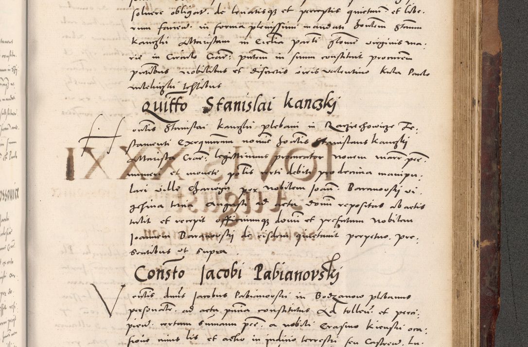 Zdjęcie nr 999 dla obiektu archiwalnego: Acta actorum causarum, sentenciarum tam diffinitivarum quam interloquutoriarum, decretorum, obligationum, quietationum et constitucionum procuratorum coram reverendo domino Bartholomeo Ganthkowski cancellario Gnesnensi, archidiacono et reverendissimi in Christo patris domini Andree Dei gratia episcopi Cracoviensis vicario in spiritualibus generali Cracoviensi ad annum Domini millesimum quingentesimum quingentesimum secundum, cuius indictio decima, pontificatus Julii pape tercii, annus tercius, foeliciter continuantur.