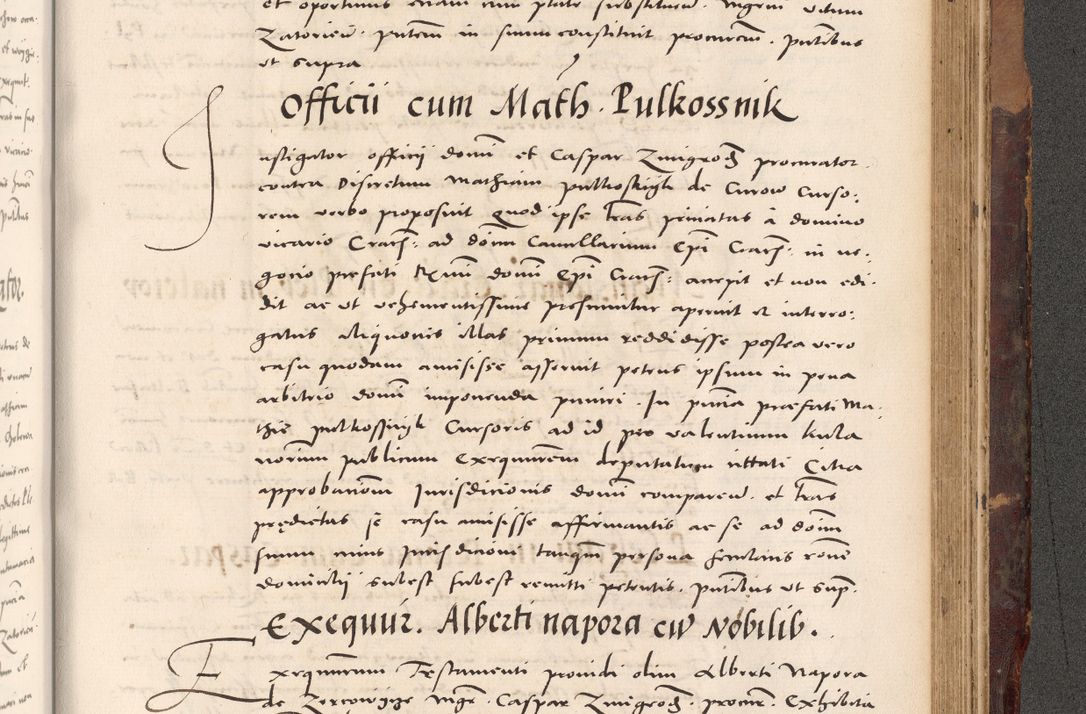 Zdjęcie nr 991 dla obiektu archiwalnego: Acta actorum causarum, sentenciarum tam diffinitivarum quam interloquutoriarum, decretorum, obligationum, quietationum et constitucionum procuratorum coram reverendo domino Bartholomeo Ganthkowski cancellario Gnesnensi, archidiacono et reverendissimi in Christo patris domini Andree Dei gratia episcopi Cracoviensis vicario in spiritualibus generali Cracoviensi ad annum Domini millesimum quingentesimum quingentesimum secundum, cuius indictio decima, pontificatus Julii pape tercii, annus tercius, foeliciter continuantur.