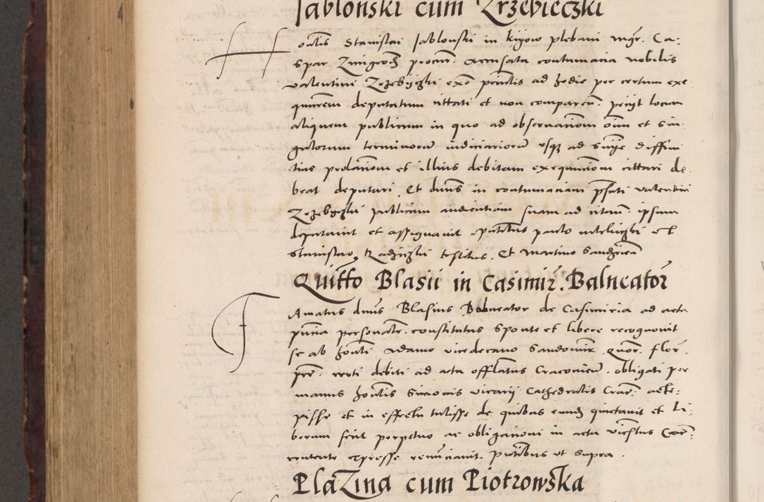 Zdjęcie nr 980 dla obiektu archiwalnego: Acta actorum causarum, sentenciarum tam diffinitivarum quam interloquutoriarum, decretorum, obligationum, quietationum et constitucionum procuratorum coram reverendo domino Bartholomeo Ganthkowski cancellario Gnesnensi, archidiacono et reverendissimi in Christo patris domini Andree Dei gratia episcopi Cracoviensis vicario in spiritualibus generali Cracoviensi ad annum Domini millesimum quingentesimum quingentesimum secundum, cuius indictio decima, pontificatus Julii pape tercii, annus tercius, foeliciter continuantur.