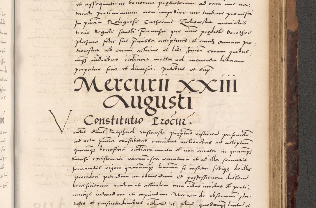 Zdjęcie nr 981 dla obiektu archiwalnego: Acta actorum causarum, sentenciarum tam diffinitivarum quam interloquutoriarum, decretorum, obligationum, quietationum et constitucionum procuratorum coram reverendo domino Bartholomeo Ganthkowski cancellario Gnesnensi, archidiacono et reverendissimi in Christo patris domini Andree Dei gratia episcopi Cracoviensis vicario in spiritualibus generali Cracoviensi ad annum Domini millesimum quingentesimum quingentesimum secundum, cuius indictio decima, pontificatus Julii pape tercii, annus tercius, foeliciter continuantur.
