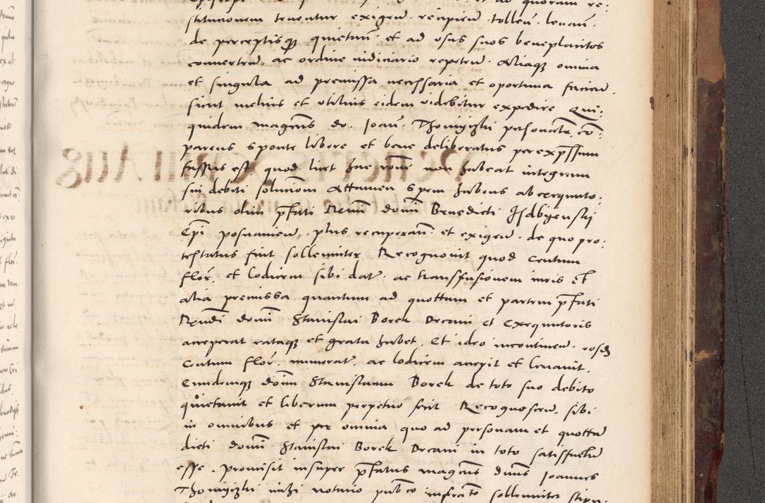 Zdjęcie nr 971 dla obiektu archiwalnego: Acta actorum causarum, sentenciarum tam diffinitivarum quam interloquutoriarum, decretorum, obligationum, quietationum et constitucionum procuratorum coram reverendo domino Bartholomeo Ganthkowski cancellario Gnesnensi, archidiacono et reverendissimi in Christo patris domini Andree Dei gratia episcopi Cracoviensis vicario in spiritualibus generali Cracoviensi ad annum Domini millesimum quingentesimum quingentesimum secundum, cuius indictio decima, pontificatus Julii pape tercii, annus tercius, foeliciter continuantur.