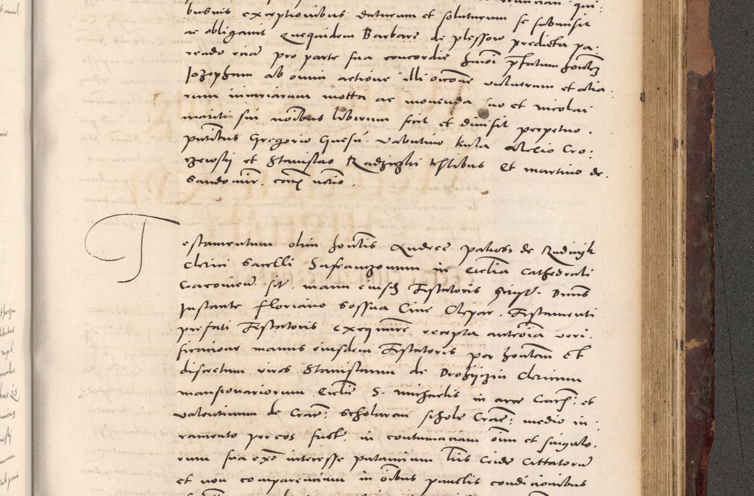 Zdjęcie nr 967 dla obiektu archiwalnego: Acta actorum causarum, sentenciarum tam diffinitivarum quam interloquutoriarum, decretorum, obligationum, quietationum et constitucionum procuratorum coram reverendo domino Bartholomeo Ganthkowski cancellario Gnesnensi, archidiacono et reverendissimi in Christo patris domini Andree Dei gratia episcopi Cracoviensis vicario in spiritualibus generali Cracoviensi ad annum Domini millesimum quingentesimum quingentesimum secundum, cuius indictio decima, pontificatus Julii pape tercii, annus tercius, foeliciter continuantur.