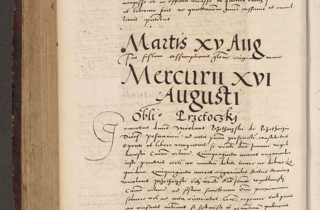Zdjęcie nr 966 dla obiektu archiwalnego: Acta actorum causarum, sentenciarum tam diffinitivarum quam interloquutoriarum, decretorum, obligationum, quietationum et constitucionum procuratorum coram reverendo domino Bartholomeo Ganthkowski cancellario Gnesnensi, archidiacono et reverendissimi in Christo patris domini Andree Dei gratia episcopi Cracoviensis vicario in spiritualibus generali Cracoviensi ad annum Domini millesimum quingentesimum quingentesimum secundum, cuius indictio decima, pontificatus Julii pape tercii, annus tercius, foeliciter continuantur.