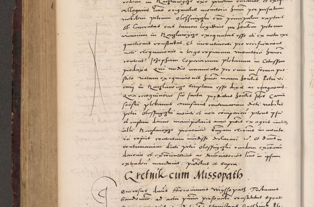 Zdjęcie nr 956 dla obiektu archiwalnego: Acta actorum causarum, sentenciarum tam diffinitivarum quam interloquutoriarum, decretorum, obligationum, quietationum et constitucionum procuratorum coram reverendo domino Bartholomeo Ganthkowski cancellario Gnesnensi, archidiacono et reverendissimi in Christo patris domini Andree Dei gratia episcopi Cracoviensis vicario in spiritualibus generali Cracoviensi ad annum Domini millesimum quingentesimum quingentesimum secundum, cuius indictio decima, pontificatus Julii pape tercii, annus tercius, foeliciter continuantur.