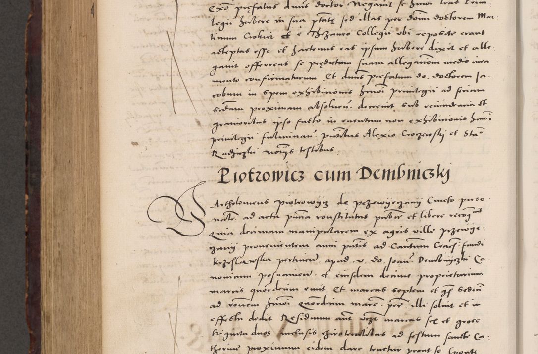 Zdjęcie nr 950 dla obiektu archiwalnego: Acta actorum causarum, sentenciarum tam diffinitivarum quam interloquutoriarum, decretorum, obligationum, quietationum et constitucionum procuratorum coram reverendo domino Bartholomeo Ganthkowski cancellario Gnesnensi, archidiacono et reverendissimi in Christo patris domini Andree Dei gratia episcopi Cracoviensis vicario in spiritualibus generali Cracoviensi ad annum Domini millesimum quingentesimum quingentesimum secundum, cuius indictio decima, pontificatus Julii pape tercii, annus tercius, foeliciter continuantur.