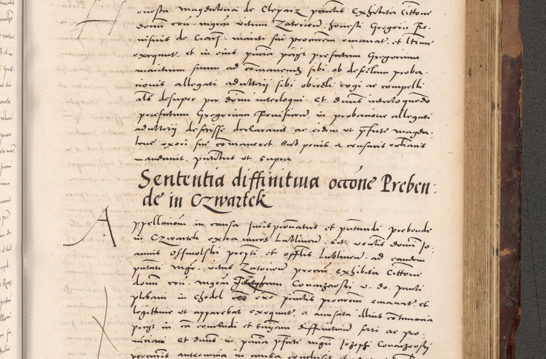 Zdjęcie nr 945 dla obiektu archiwalnego: Acta actorum causarum, sentenciarum tam diffinitivarum quam interloquutoriarum, decretorum, obligationum, quietationum et constitucionum procuratorum coram reverendo domino Bartholomeo Ganthkowski cancellario Gnesnensi, archidiacono et reverendissimi in Christo patris domini Andree Dei gratia episcopi Cracoviensis vicario in spiritualibus generali Cracoviensi ad annum Domini millesimum quingentesimum quingentesimum secundum, cuius indictio decima, pontificatus Julii pape tercii, annus tercius, foeliciter continuantur.