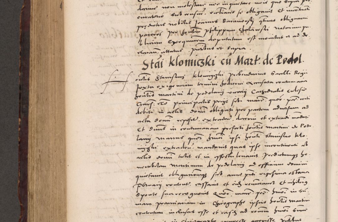 Zdjęcie nr 938 dla obiektu archiwalnego: Acta actorum causarum, sentenciarum tam diffinitivarum quam interloquutoriarum, decretorum, obligationum, quietationum et constitucionum procuratorum coram reverendo domino Bartholomeo Ganthkowski cancellario Gnesnensi, archidiacono et reverendissimi in Christo patris domini Andree Dei gratia episcopi Cracoviensis vicario in spiritualibus generali Cracoviensi ad annum Domini millesimum quingentesimum quingentesimum secundum, cuius indictio decima, pontificatus Julii pape tercii, annus tercius, foeliciter continuantur.