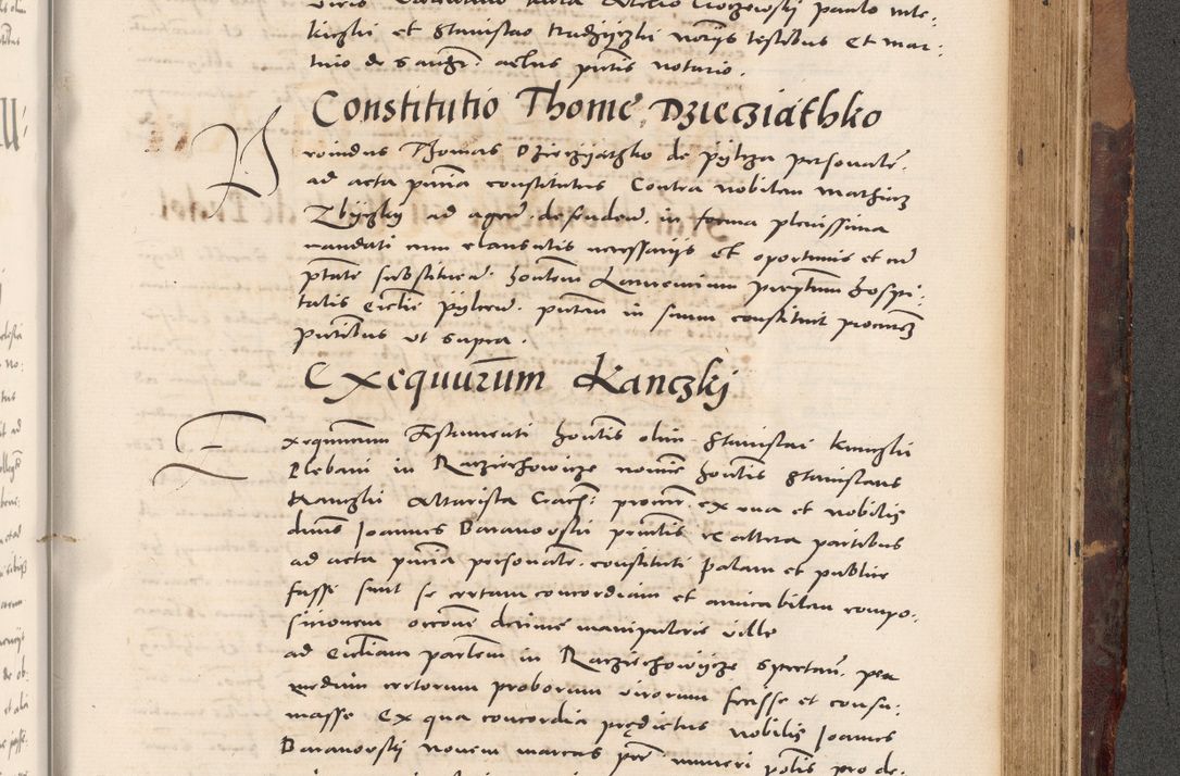 Zdjęcie nr 937 dla obiektu archiwalnego: Acta actorum causarum, sentenciarum tam diffinitivarum quam interloquutoriarum, decretorum, obligationum, quietationum et constitucionum procuratorum coram reverendo domino Bartholomeo Ganthkowski cancellario Gnesnensi, archidiacono et reverendissimi in Christo patris domini Andree Dei gratia episcopi Cracoviensis vicario in spiritualibus generali Cracoviensi ad annum Domini millesimum quingentesimum quingentesimum secundum, cuius indictio decima, pontificatus Julii pape tercii, annus tercius, foeliciter continuantur.