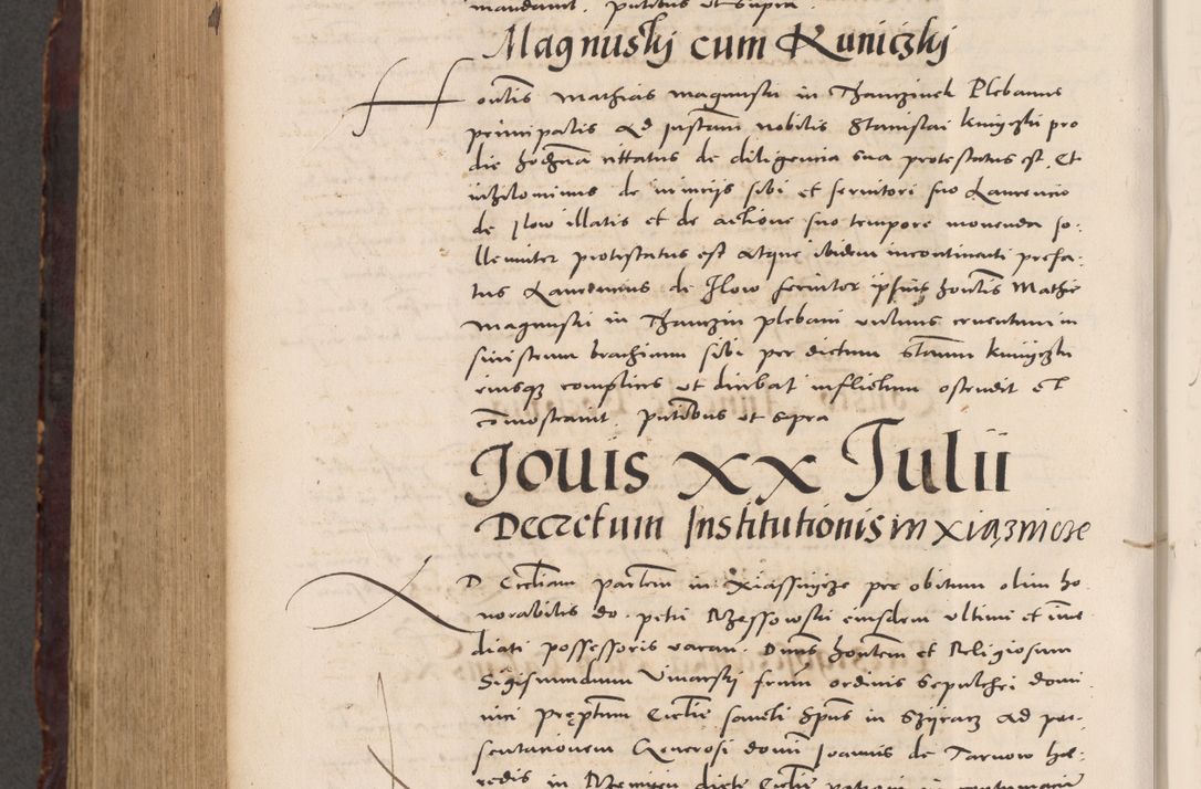 Zdjęcie nr 926 dla obiektu archiwalnego: Acta actorum causarum, sentenciarum tam diffinitivarum quam interloquutoriarum, decretorum, obligationum, quietationum et constitucionum procuratorum coram reverendo domino Bartholomeo Ganthkowski cancellario Gnesnensi, archidiacono et reverendissimi in Christo patris domini Andree Dei gratia episcopi Cracoviensis vicario in spiritualibus generali Cracoviensi ad annum Domini millesimum quingentesimum quingentesimum secundum, cuius indictio decima, pontificatus Julii pape tercii, annus tercius, foeliciter continuantur.