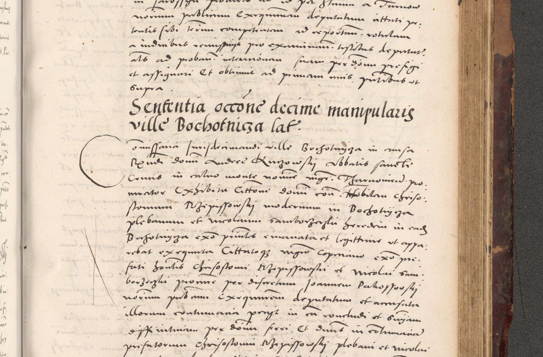 Zdjęcie nr 917 dla obiektu archiwalnego: Acta actorum causarum, sentenciarum tam diffinitivarum quam interloquutoriarum, decretorum, obligationum, quietationum et constitucionum procuratorum coram reverendo domino Bartholomeo Ganthkowski cancellario Gnesnensi, archidiacono et reverendissimi in Christo patris domini Andree Dei gratia episcopi Cracoviensis vicario in spiritualibus generali Cracoviensi ad annum Domini millesimum quingentesimum quingentesimum secundum, cuius indictio decima, pontificatus Julii pape tercii, annus tercius, foeliciter continuantur.