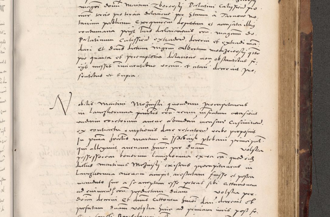 Zdjęcie nr 915 dla obiektu archiwalnego: Acta actorum causarum, sentenciarum tam diffinitivarum quam interloquutoriarum, decretorum, obligationum, quietationum et constitucionum procuratorum coram reverendo domino Bartholomeo Ganthkowski cancellario Gnesnensi, archidiacono et reverendissimi in Christo patris domini Andree Dei gratia episcopi Cracoviensis vicario in spiritualibus generali Cracoviensi ad annum Domini millesimum quingentesimum quingentesimum secundum, cuius indictio decima, pontificatus Julii pape tercii, annus tercius, foeliciter continuantur.