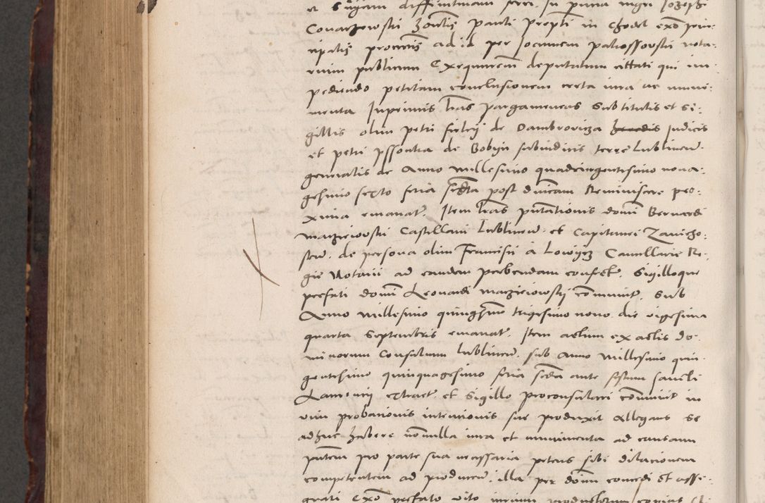 Zdjęcie nr 912 dla obiektu archiwalnego: Acta actorum causarum, sentenciarum tam diffinitivarum quam interloquutoriarum, decretorum, obligationum, quietationum et constitucionum procuratorum coram reverendo domino Bartholomeo Ganthkowski cancellario Gnesnensi, archidiacono et reverendissimi in Christo patris domini Andree Dei gratia episcopi Cracoviensis vicario in spiritualibus generali Cracoviensi ad annum Domini millesimum quingentesimum quingentesimum secundum, cuius indictio decima, pontificatus Julii pape tercii, annus tercius, foeliciter continuantur.