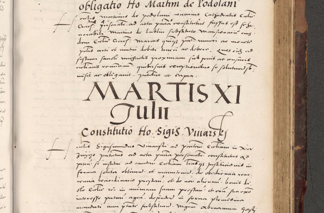 Zdjęcie nr 909 dla obiektu archiwalnego: Acta actorum causarum, sentenciarum tam diffinitivarum quam interloquutoriarum, decretorum, obligationum, quietationum et constitucionum procuratorum coram reverendo domino Bartholomeo Ganthkowski cancellario Gnesnensi, archidiacono et reverendissimi in Christo patris domini Andree Dei gratia episcopi Cracoviensis vicario in spiritualibus generali Cracoviensi ad annum Domini millesimum quingentesimum quingentesimum secundum, cuius indictio decima, pontificatus Julii pape tercii, annus tercius, foeliciter continuantur.