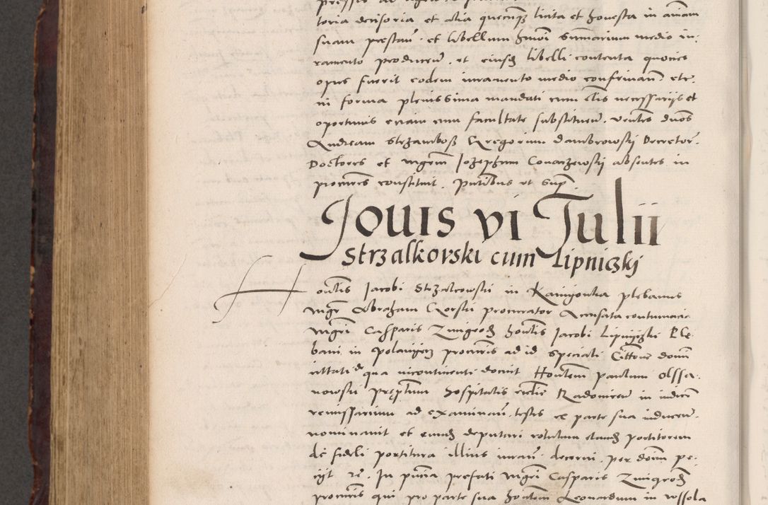 Zdjęcie nr 894 dla obiektu archiwalnego: Acta actorum causarum, sentenciarum tam diffinitivarum quam interloquutoriarum, decretorum, obligationum, quietationum et constitucionum procuratorum coram reverendo domino Bartholomeo Ganthkowski cancellario Gnesnensi, archidiacono et reverendissimi in Christo patris domini Andree Dei gratia episcopi Cracoviensis vicario in spiritualibus generali Cracoviensi ad annum Domini millesimum quingentesimum quingentesimum secundum, cuius indictio decima, pontificatus Julii pape tercii, annus tercius, foeliciter continuantur.