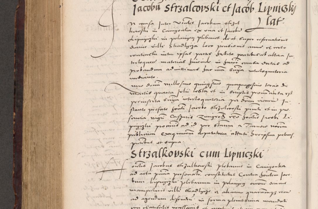 Zdjęcie nr 892 dla obiektu archiwalnego: Acta actorum causarum, sentenciarum tam diffinitivarum quam interloquutoriarum, decretorum, obligationum, quietationum et constitucionum procuratorum coram reverendo domino Bartholomeo Ganthkowski cancellario Gnesnensi, archidiacono et reverendissimi in Christo patris domini Andree Dei gratia episcopi Cracoviensis vicario in spiritualibus generali Cracoviensi ad annum Domini millesimum quingentesimum quingentesimum secundum, cuius indictio decima, pontificatus Julii pape tercii, annus tercius, foeliciter continuantur.
