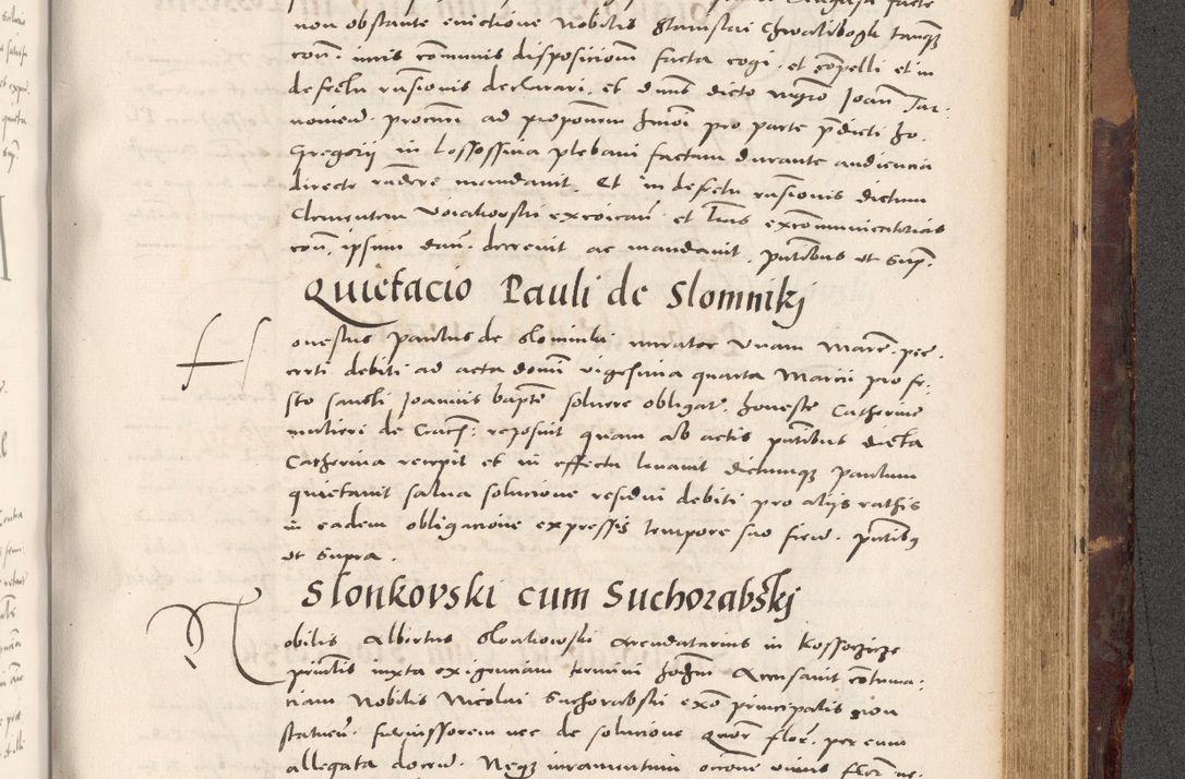 Zdjęcie nr 883 dla obiektu archiwalnego: Acta actorum causarum, sentenciarum tam diffinitivarum quam interloquutoriarum, decretorum, obligationum, quietationum et constitucionum procuratorum coram reverendo domino Bartholomeo Ganthkowski cancellario Gnesnensi, archidiacono et reverendissimi in Christo patris domini Andree Dei gratia episcopi Cracoviensis vicario in spiritualibus generali Cracoviensi ad annum Domini millesimum quingentesimum quingentesimum secundum, cuius indictio decima, pontificatus Julii pape tercii, annus tercius, foeliciter continuantur.