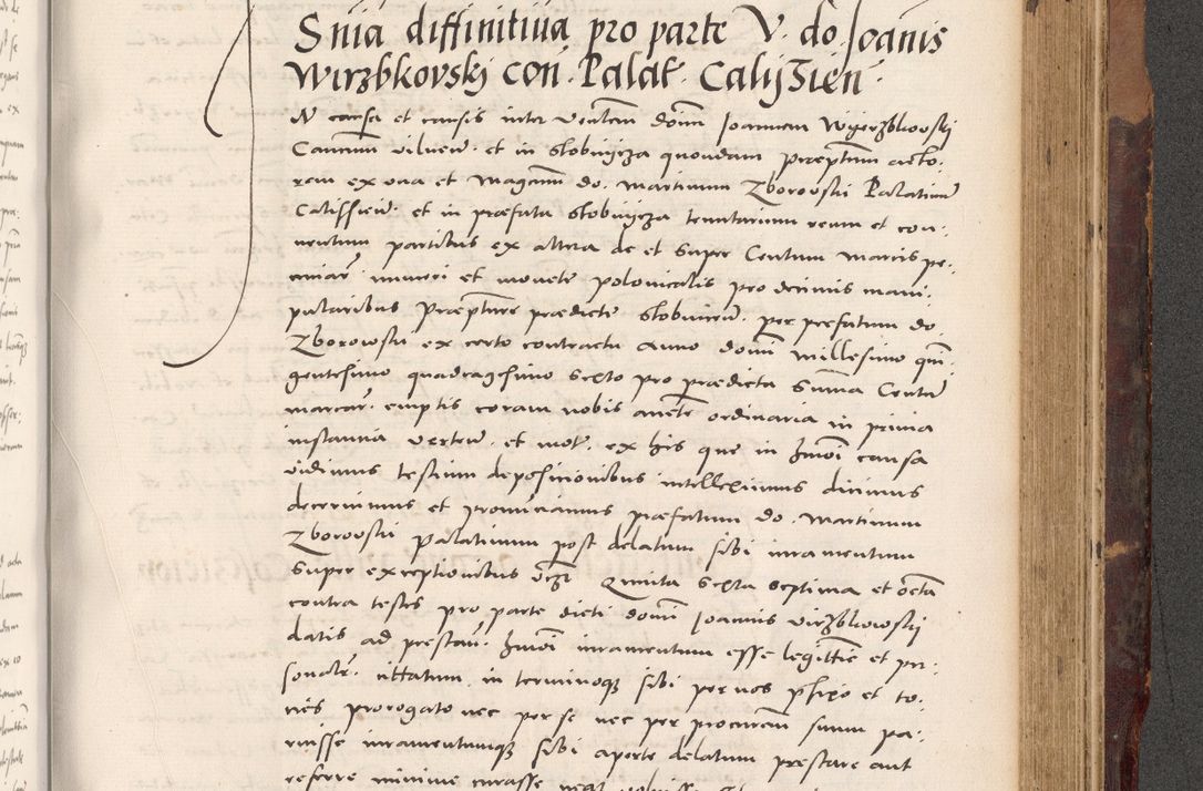 Zdjęcie nr 877 dla obiektu archiwalnego: Acta actorum causarum, sentenciarum tam diffinitivarum quam interloquutoriarum, decretorum, obligationum, quietationum et constitucionum procuratorum coram reverendo domino Bartholomeo Ganthkowski cancellario Gnesnensi, archidiacono et reverendissimi in Christo patris domini Andree Dei gratia episcopi Cracoviensis vicario in spiritualibus generali Cracoviensi ad annum Domini millesimum quingentesimum quingentesimum secundum, cuius indictio decima, pontificatus Julii pape tercii, annus tercius, foeliciter continuantur.