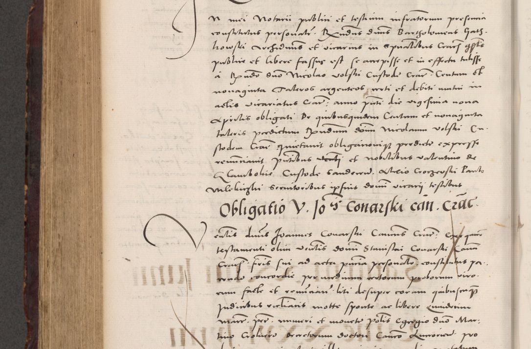Zdjęcie nr 870 dla obiektu archiwalnego: Acta actorum causarum, sentenciarum tam diffinitivarum quam interloquutoriarum, decretorum, obligationum, quietationum et constitucionum procuratorum coram reverendo domino Bartholomeo Ganthkowski cancellario Gnesnensi, archidiacono et reverendissimi in Christo patris domini Andree Dei gratia episcopi Cracoviensis vicario in spiritualibus generali Cracoviensi ad annum Domini millesimum quingentesimum quingentesimum secundum, cuius indictio decima, pontificatus Julii pape tercii, annus tercius, foeliciter continuantur.