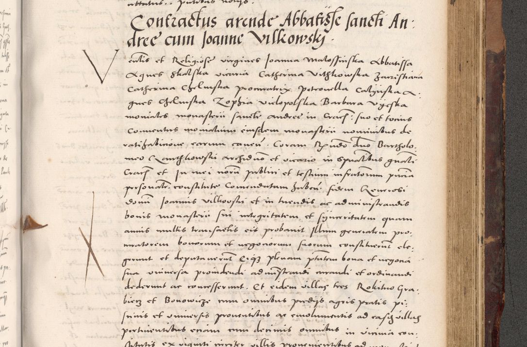 Zdjęcie nr 871 dla obiektu archiwalnego: Acta actorum causarum, sentenciarum tam diffinitivarum quam interloquutoriarum, decretorum, obligationum, quietationum et constitucionum procuratorum coram reverendo domino Bartholomeo Ganthkowski cancellario Gnesnensi, archidiacono et reverendissimi in Christo patris domini Andree Dei gratia episcopi Cracoviensis vicario in spiritualibus generali Cracoviensi ad annum Domini millesimum quingentesimum quingentesimum secundum, cuius indictio decima, pontificatus Julii pape tercii, annus tercius, foeliciter continuantur.