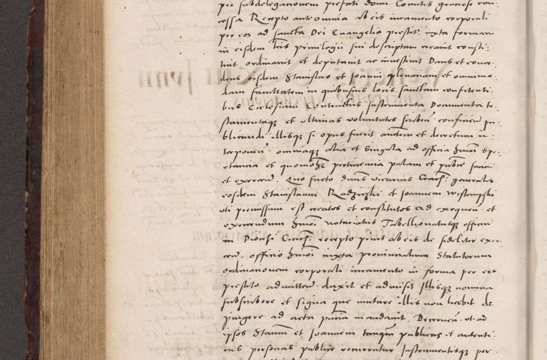 Zdjęcie nr 868 dla obiektu archiwalnego: Acta actorum causarum, sentenciarum tam diffinitivarum quam interloquutoriarum, decretorum, obligationum, quietationum et constitucionum procuratorum coram reverendo domino Bartholomeo Ganthkowski cancellario Gnesnensi, archidiacono et reverendissimi in Christo patris domini Andree Dei gratia episcopi Cracoviensis vicario in spiritualibus generali Cracoviensi ad annum Domini millesimum quingentesimum quingentesimum secundum, cuius indictio decima, pontificatus Julii pape tercii, annus tercius, foeliciter continuantur.