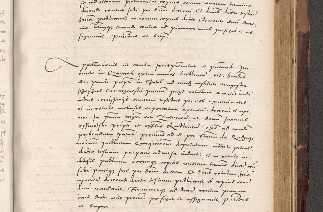 Zdjęcie nr 875 dla obiektu archiwalnego: Acta actorum causarum, sentenciarum tam diffinitivarum quam interloquutoriarum, decretorum, obligationum, quietationum et constitucionum procuratorum coram reverendo domino Bartholomeo Ganthkowski cancellario Gnesnensi, archidiacono et reverendissimi in Christo patris domini Andree Dei gratia episcopi Cracoviensis vicario in spiritualibus generali Cracoviensi ad annum Domini millesimum quingentesimum quingentesimum secundum, cuius indictio decima, pontificatus Julii pape tercii, annus tercius, foeliciter continuantur.