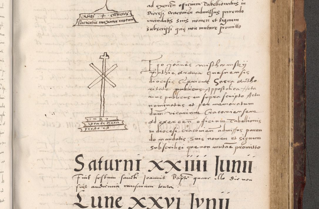 Zdjęcie nr 869 dla obiektu archiwalnego: Acta actorum causarum, sentenciarum tam diffinitivarum quam interloquutoriarum, decretorum, obligationum, quietationum et constitucionum procuratorum coram reverendo domino Bartholomeo Ganthkowski cancellario Gnesnensi, archidiacono et reverendissimi in Christo patris domini Andree Dei gratia episcopi Cracoviensis vicario in spiritualibus generali Cracoviensi ad annum Domini millesimum quingentesimum quingentesimum secundum, cuius indictio decima, pontificatus Julii pape tercii, annus tercius, foeliciter continuantur.