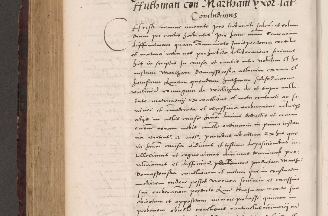 Zdjęcie nr 862 dla obiektu archiwalnego: Acta actorum causarum, sentenciarum tam diffinitivarum quam interloquutoriarum, decretorum, obligationum, quietationum et constitucionum procuratorum coram reverendo domino Bartholomeo Ganthkowski cancellario Gnesnensi, archidiacono et reverendissimi in Christo patris domini Andree Dei gratia episcopi Cracoviensis vicario in spiritualibus generali Cracoviensi ad annum Domini millesimum quingentesimum quingentesimum secundum, cuius indictio decima, pontificatus Julii pape tercii, annus tercius, foeliciter continuantur.