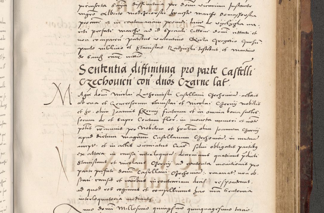 Zdjęcie nr 863 dla obiektu archiwalnego: Acta actorum causarum, sentenciarum tam diffinitivarum quam interloquutoriarum, decretorum, obligationum, quietationum et constitucionum procuratorum coram reverendo domino Bartholomeo Ganthkowski cancellario Gnesnensi, archidiacono et reverendissimi in Christo patris domini Andree Dei gratia episcopi Cracoviensis vicario in spiritualibus generali Cracoviensi ad annum Domini millesimum quingentesimum quingentesimum secundum, cuius indictio decima, pontificatus Julii pape tercii, annus tercius, foeliciter continuantur.