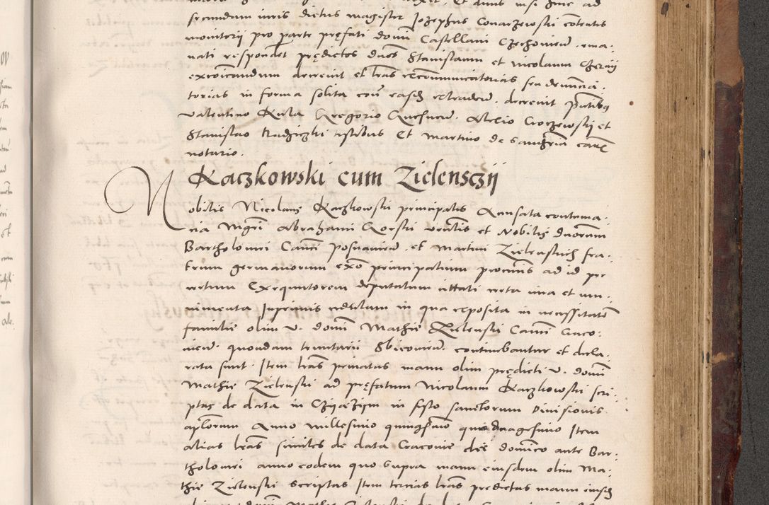 Zdjęcie nr 865 dla obiektu archiwalnego: Acta actorum causarum, sentenciarum tam diffinitivarum quam interloquutoriarum, decretorum, obligationum, quietationum et constitucionum procuratorum coram reverendo domino Bartholomeo Ganthkowski cancellario Gnesnensi, archidiacono et reverendissimi in Christo patris domini Andree Dei gratia episcopi Cracoviensis vicario in spiritualibus generali Cracoviensi ad annum Domini millesimum quingentesimum quingentesimum secundum, cuius indictio decima, pontificatus Julii pape tercii, annus tercius, foeliciter continuantur.