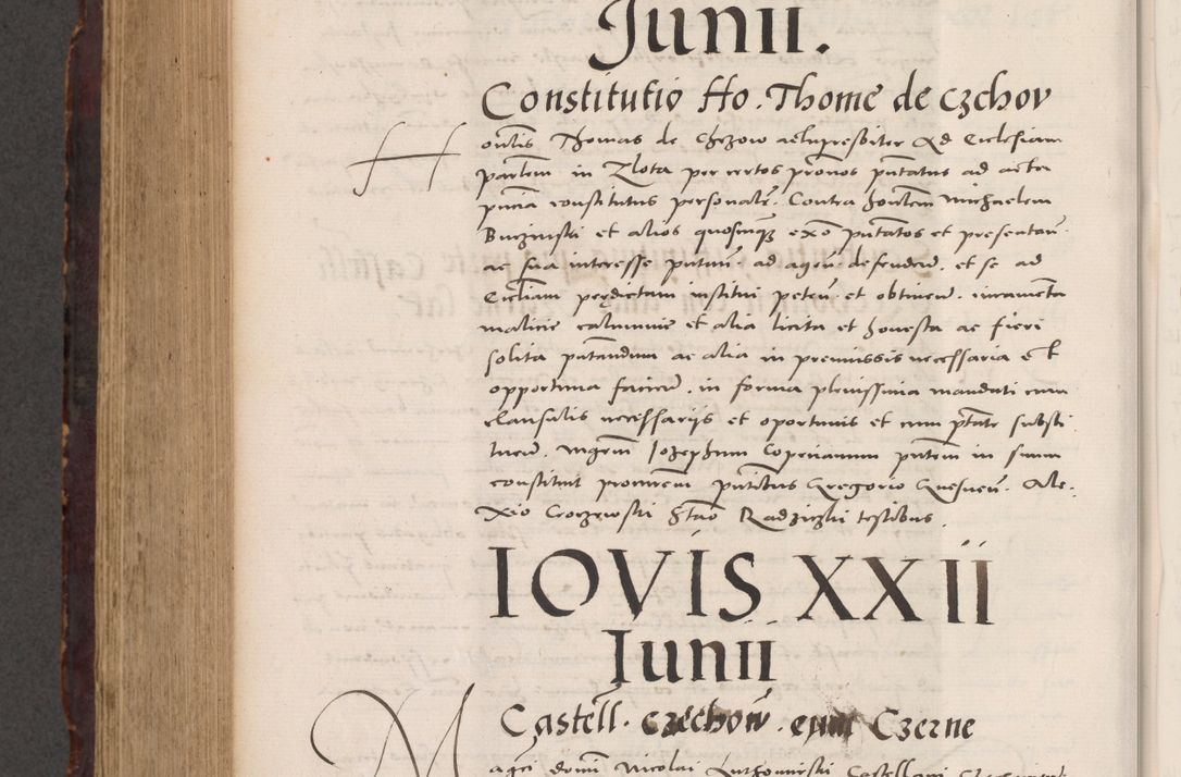 Zdjęcie nr 864 dla obiektu archiwalnego: Acta actorum causarum, sentenciarum tam diffinitivarum quam interloquutoriarum, decretorum, obligationum, quietationum et constitucionum procuratorum coram reverendo domino Bartholomeo Ganthkowski cancellario Gnesnensi, archidiacono et reverendissimi in Christo patris domini Andree Dei gratia episcopi Cracoviensis vicario in spiritualibus generali Cracoviensi ad annum Domini millesimum quingentesimum quingentesimum secundum, cuius indictio decima, pontificatus Julii pape tercii, annus tercius, foeliciter continuantur.