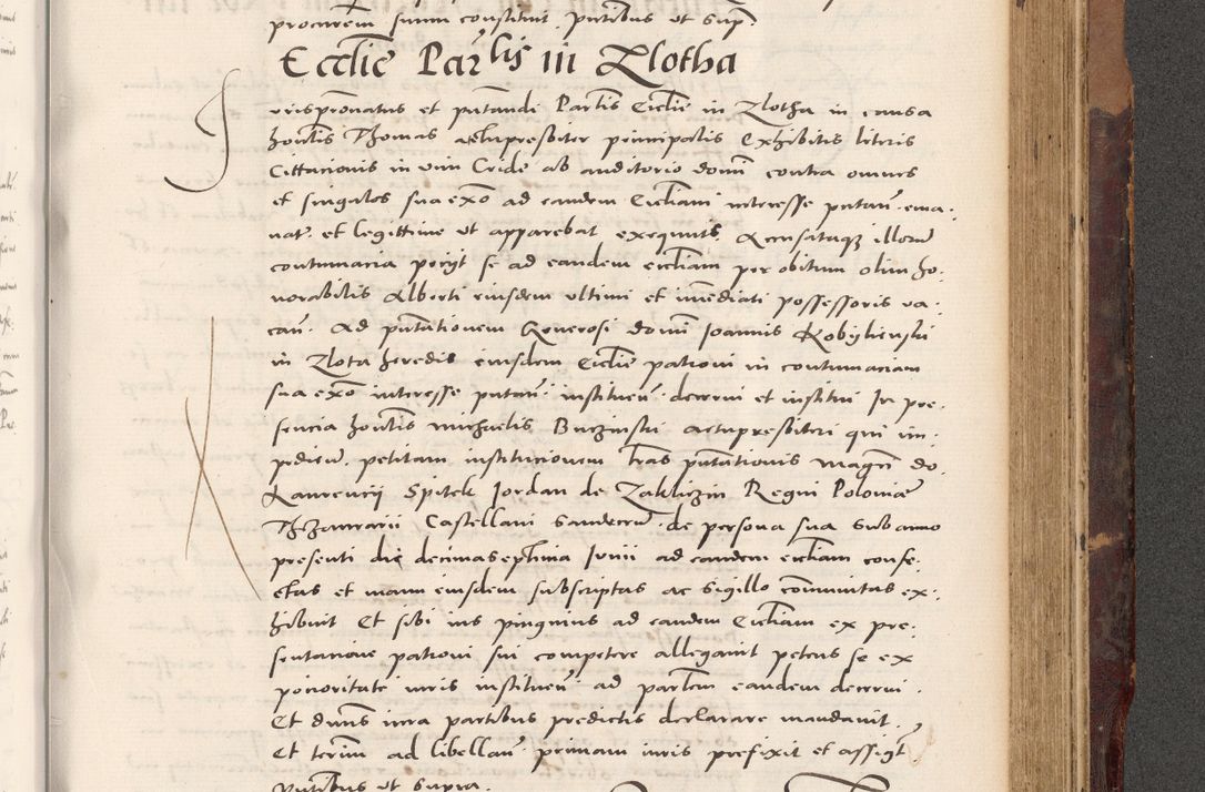 Zdjęcie nr 861 dla obiektu archiwalnego: Acta actorum causarum, sentenciarum tam diffinitivarum quam interloquutoriarum, decretorum, obligationum, quietationum et constitucionum procuratorum coram reverendo domino Bartholomeo Ganthkowski cancellario Gnesnensi, archidiacono et reverendissimi in Christo patris domini Andree Dei gratia episcopi Cracoviensis vicario in spiritualibus generali Cracoviensi ad annum Domini millesimum quingentesimum quingentesimum secundum, cuius indictio decima, pontificatus Julii pape tercii, annus tercius, foeliciter continuantur.