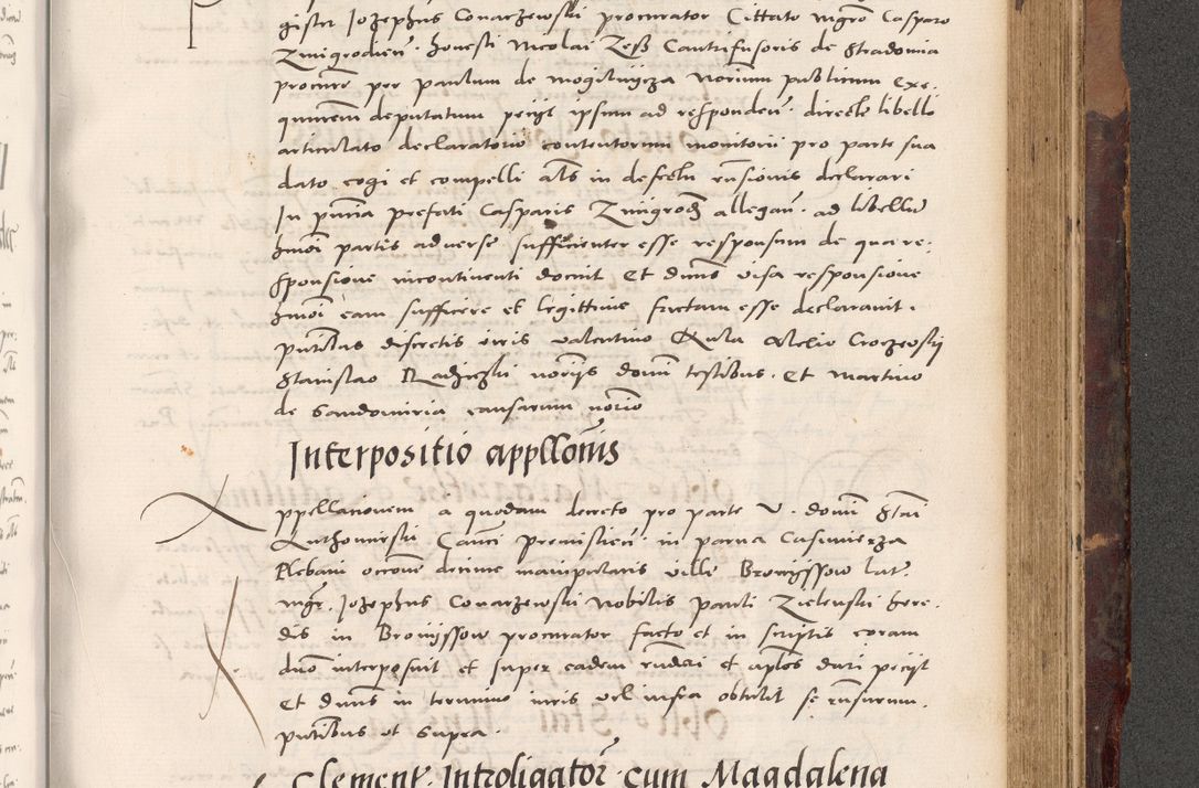 Zdjęcie nr 859 dla obiektu archiwalnego: Acta actorum causarum, sentenciarum tam diffinitivarum quam interloquutoriarum, decretorum, obligationum, quietationum et constitucionum procuratorum coram reverendo domino Bartholomeo Ganthkowski cancellario Gnesnensi, archidiacono et reverendissimi in Christo patris domini Andree Dei gratia episcopi Cracoviensis vicario in spiritualibus generali Cracoviensi ad annum Domini millesimum quingentesimum quingentesimum secundum, cuius indictio decima, pontificatus Julii pape tercii, annus tercius, foeliciter continuantur.