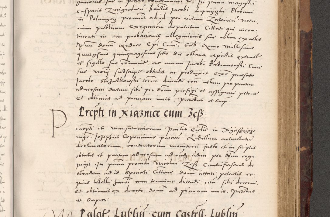 Zdjęcie nr 847 dla obiektu archiwalnego: Acta actorum causarum, sentenciarum tam diffinitivarum quam interloquutoriarum, decretorum, obligationum, quietationum et constitucionum procuratorum coram reverendo domino Bartholomeo Ganthkowski cancellario Gnesnensi, archidiacono et reverendissimi in Christo patris domini Andree Dei gratia episcopi Cracoviensis vicario in spiritualibus generali Cracoviensi ad annum Domini millesimum quingentesimum quingentesimum secundum, cuius indictio decima, pontificatus Julii pape tercii, annus tercius, foeliciter continuantur.