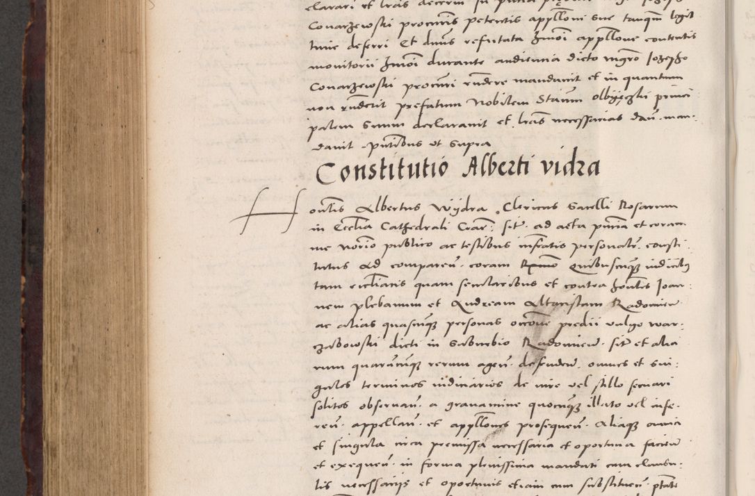 Zdjęcie nr 844 dla obiektu archiwalnego: Acta actorum causarum, sentenciarum tam diffinitivarum quam interloquutoriarum, decretorum, obligationum, quietationum et constitucionum procuratorum coram reverendo domino Bartholomeo Ganthkowski cancellario Gnesnensi, archidiacono et reverendissimi in Christo patris domini Andree Dei gratia episcopi Cracoviensis vicario in spiritualibus generali Cracoviensi ad annum Domini millesimum quingentesimum quingentesimum secundum, cuius indictio decima, pontificatus Julii pape tercii, annus tercius, foeliciter continuantur.